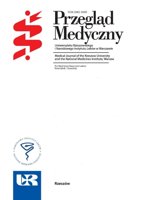 					View Vol. 12 No. 2 (2014): Medical Journal of the Rzeszow University and the National Medicines Institute, Warsaw
				