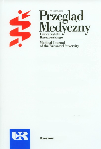 					View Vol. 8 No. 2 (2010): Medical Journal of the Rzeszow University 
				